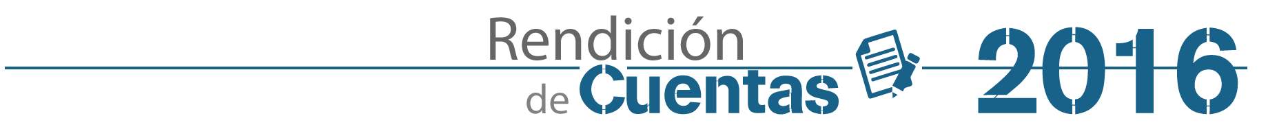 Rendición de cunetas 2016