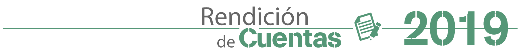 Rendición de cunetas 2019