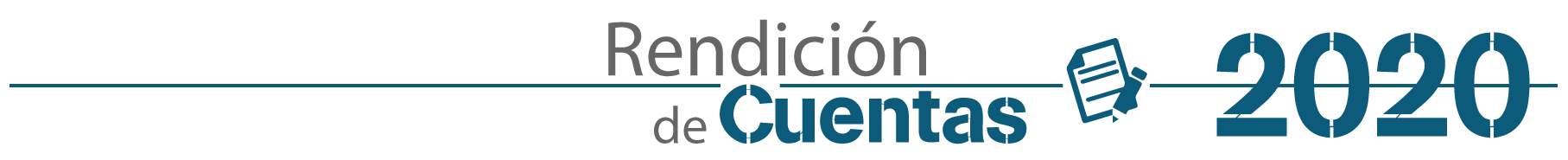 Rendición de cunetas 2020
